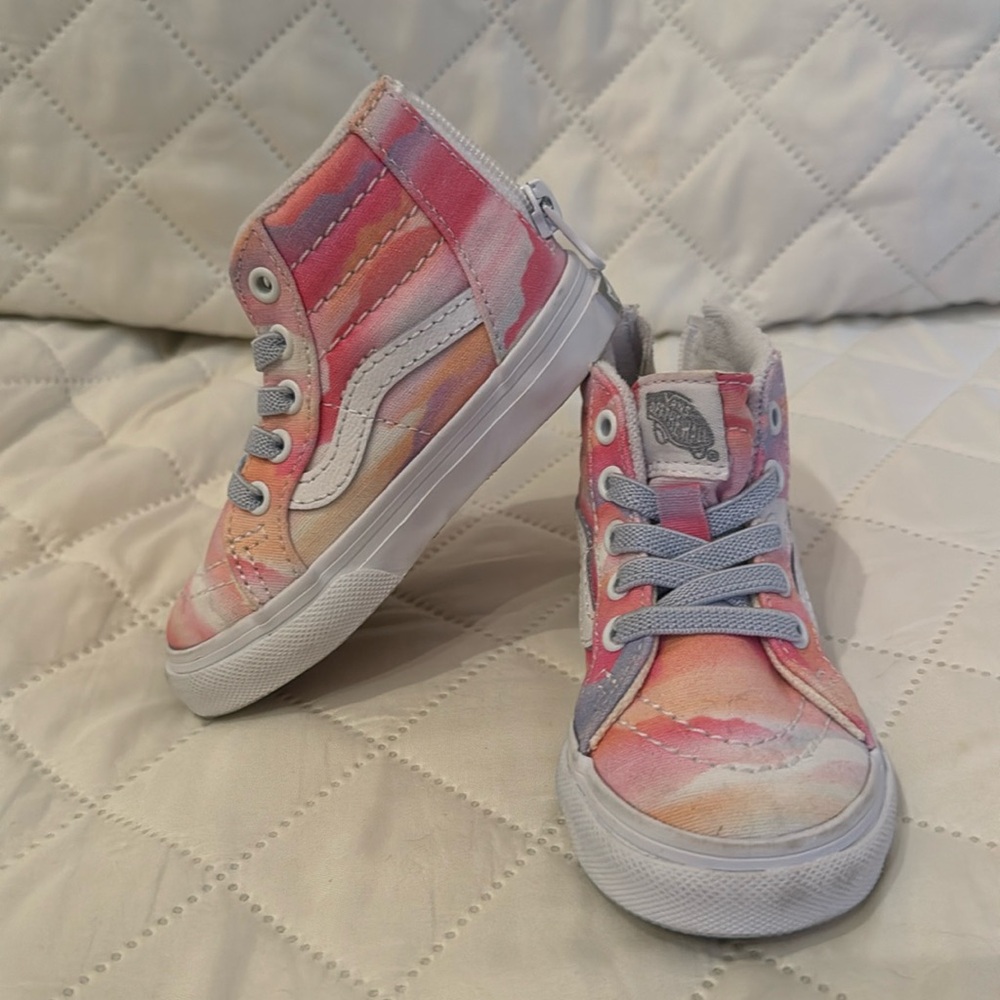 Toddler girls high top Vans